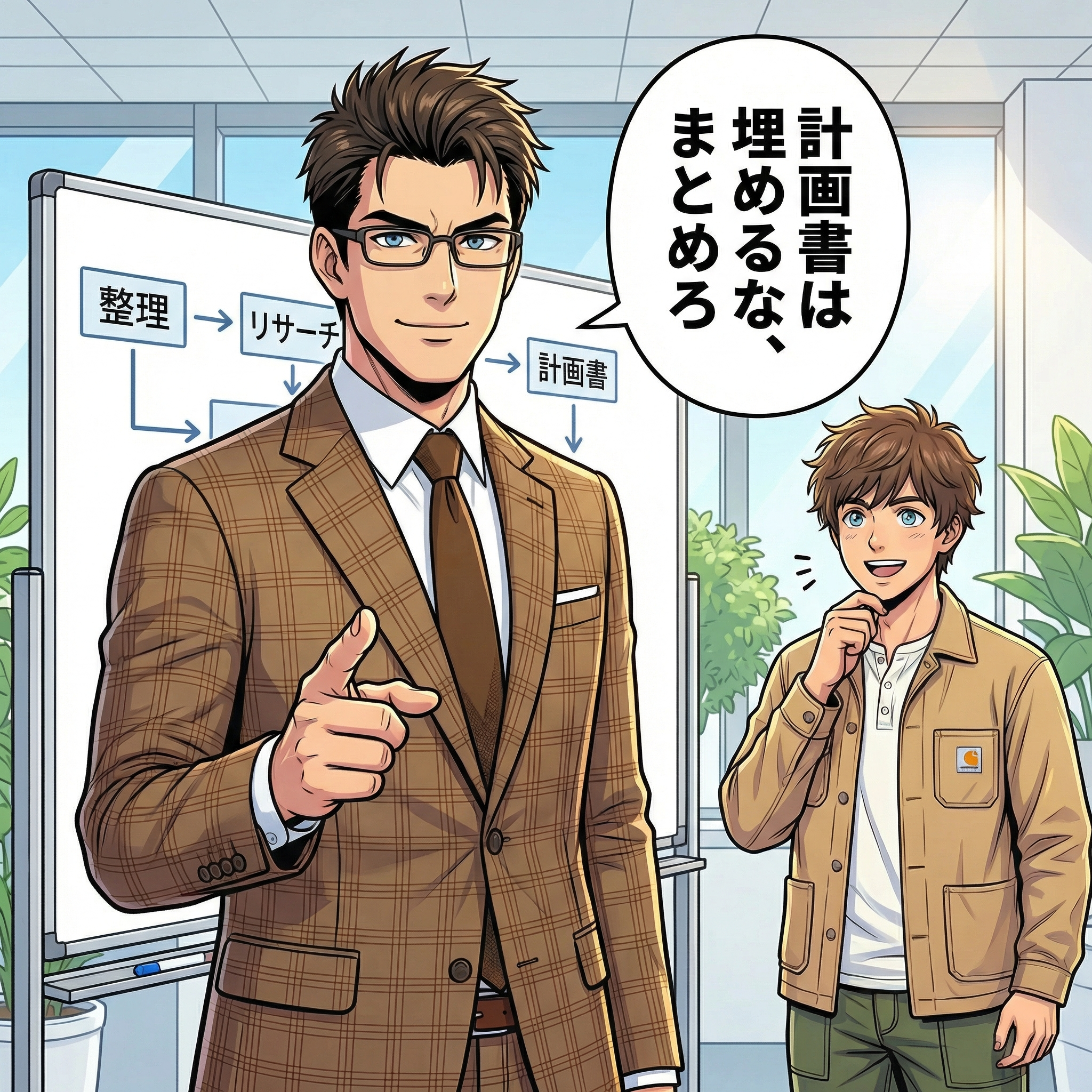 計画書は埋めるな、まとめろ