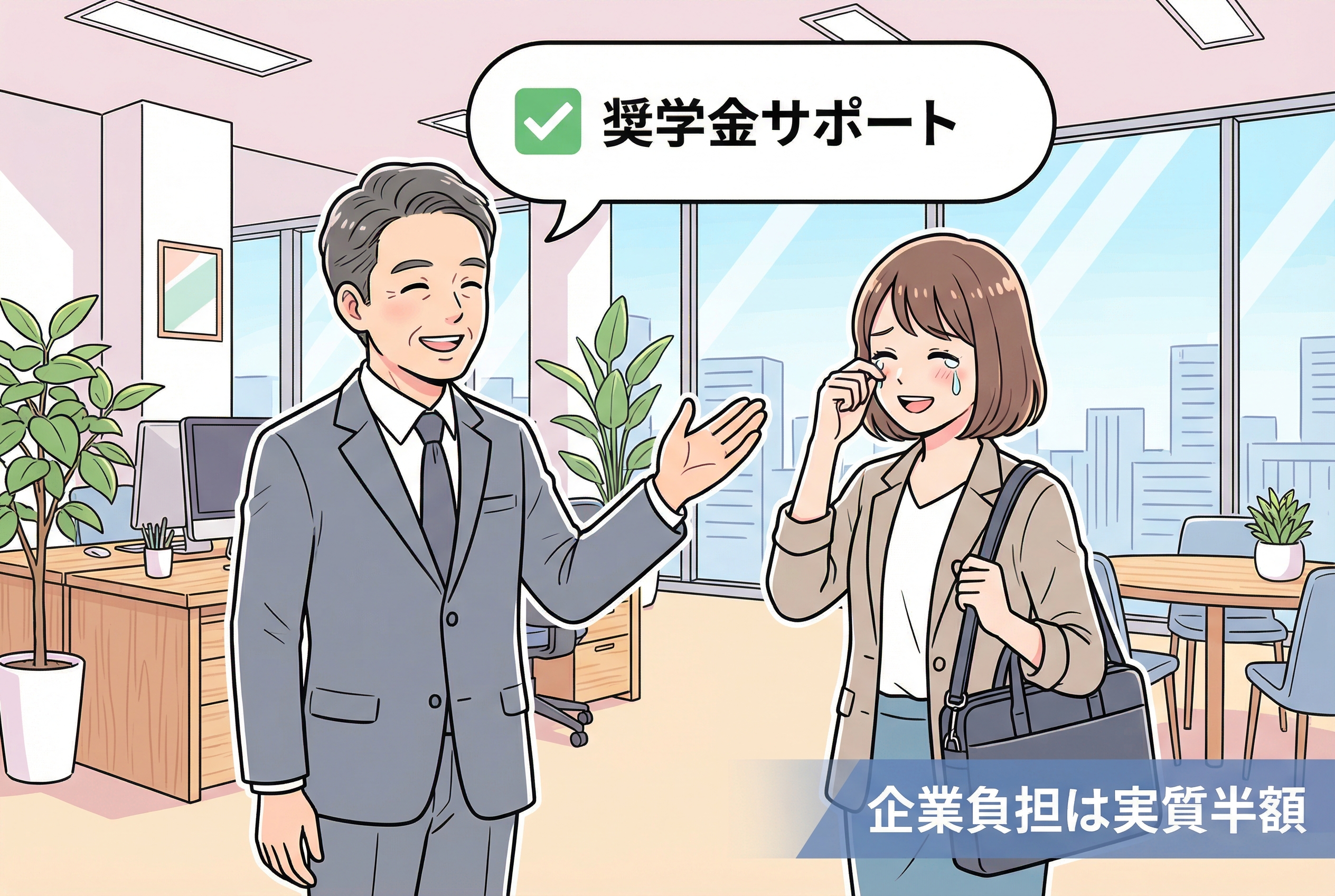 東京都 奨学金返還支援事業の企業負担と支援額