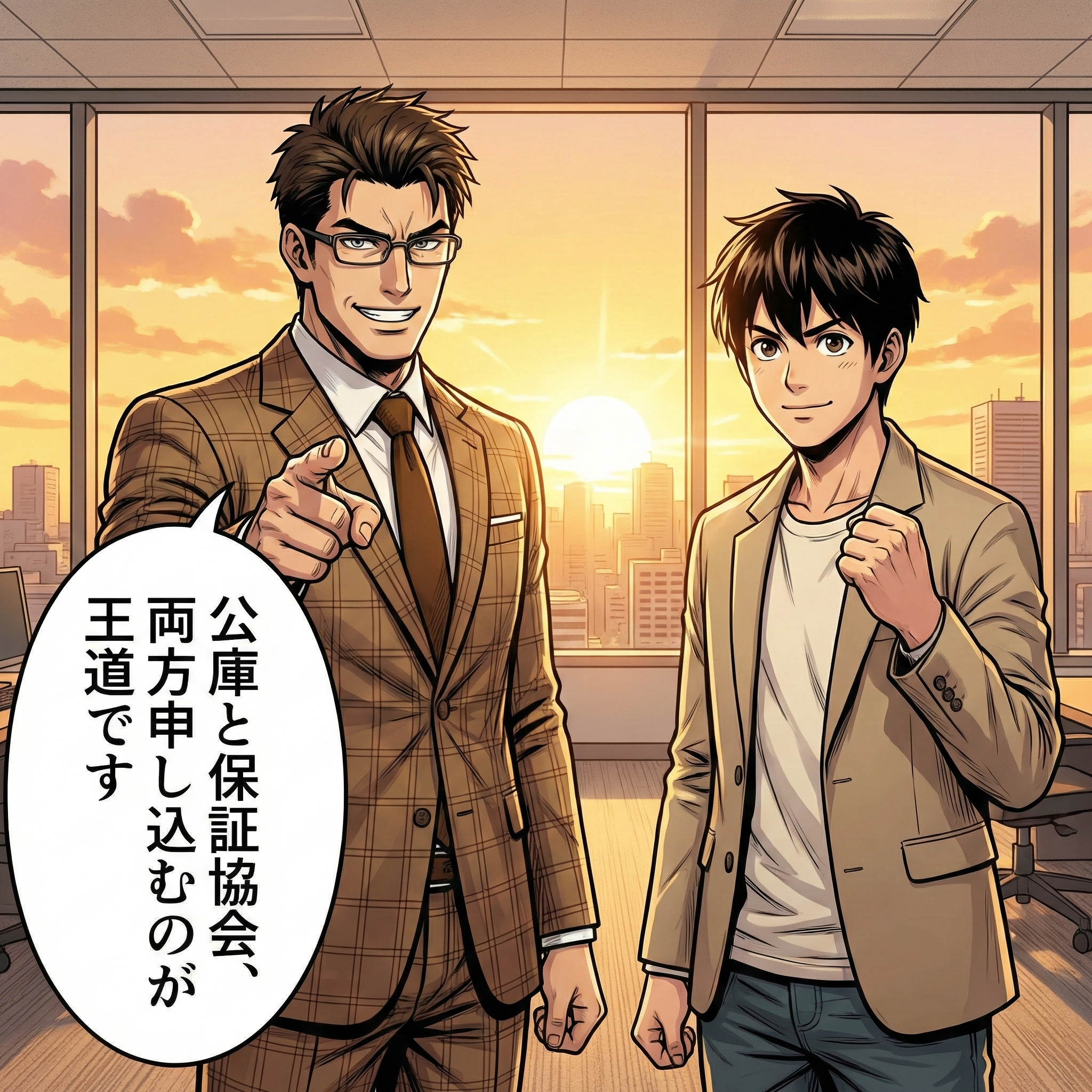 信用保証協会の仕組みを解説する冴島