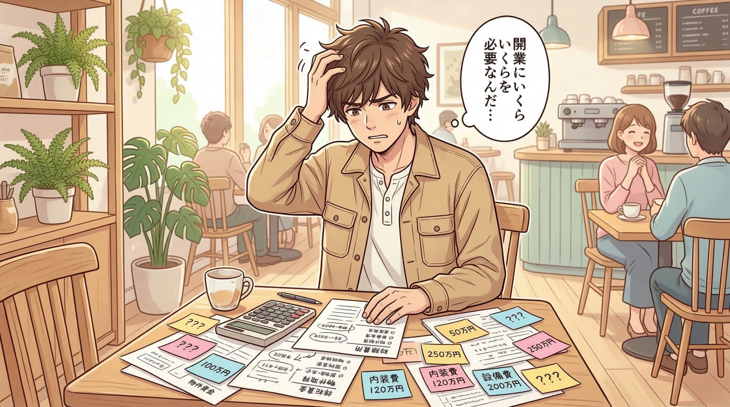 開業資金に悩む日向